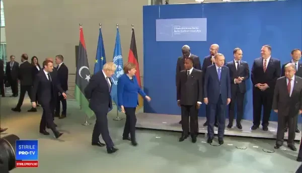 Unde e Putin? Moment amuzant la summitul privind situația din Libia. VIDEO