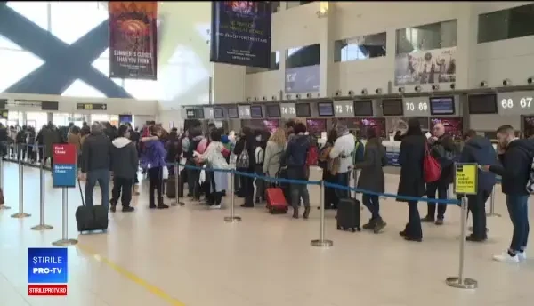 Ce mesaje au apărut în aeroportul Otopeni după declanșarea epidemiei de coronavirus