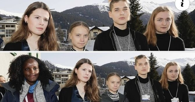 O activistă de mediu din Uganda a fost ştearsă dintr-o fotografie în care apărea alături de Greta Thunberg