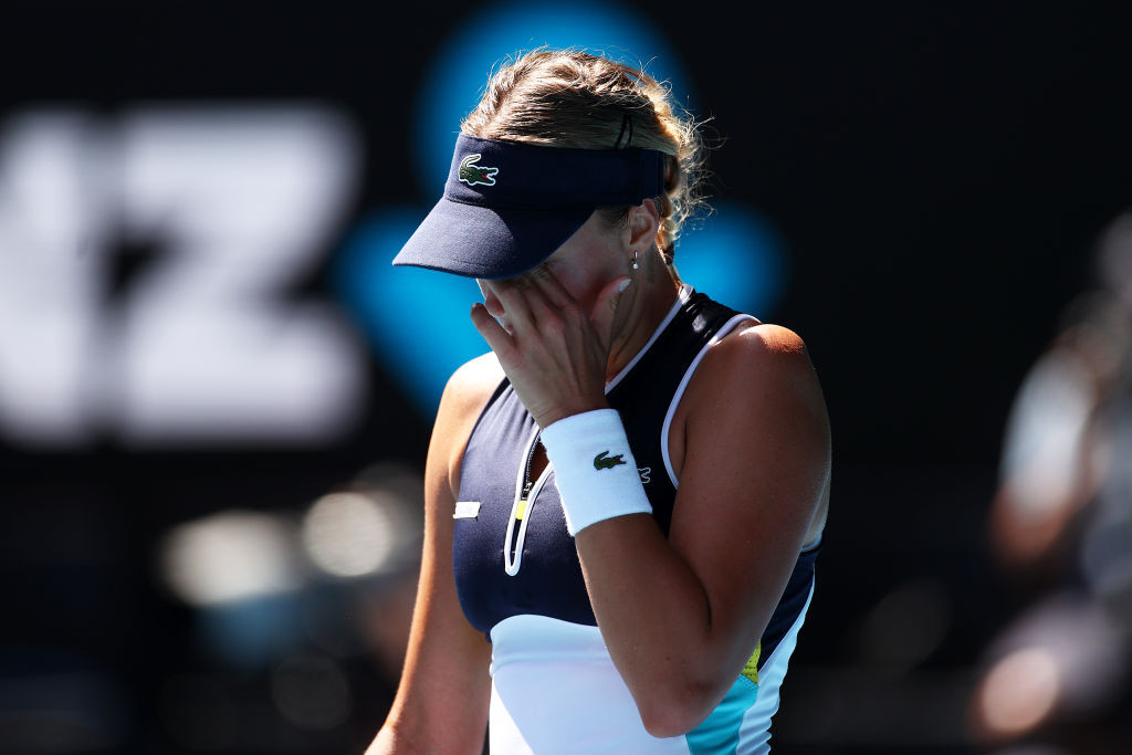 Reacția Anettei Kontaveit după ce a fost zdrobită de Halep. „Nu am reușit să-i fac față”