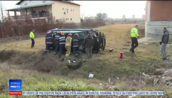 Elevul unei școli de șoferi, implicat într-un grav accident în timpul orelor de conducere