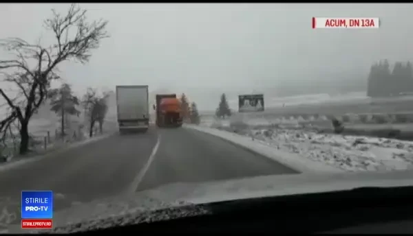 Iarna se întoarce în forţă. Coduri galbene şi portocalii de ninsori şi viscol în toată România