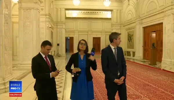 Guvernul Orban a picat. Moţiunea de cenzură a fost adoptată cu 261 de voturi