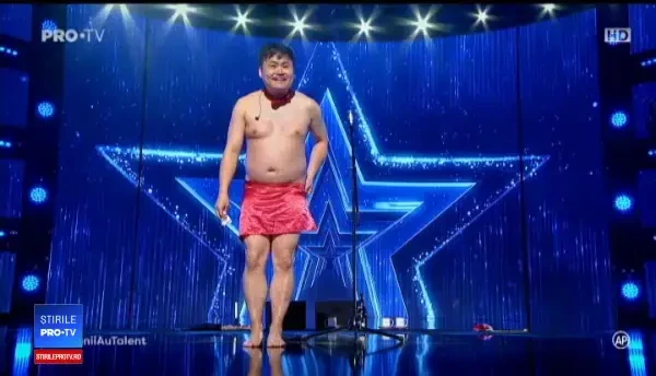 ”Românii au talent”, lider de audiență. Un japonez a rămas complet fără haine pe scenă