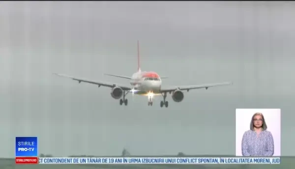 Sute de curse aeriene, anulate în vestul Europei, din cauza furtunilor violente