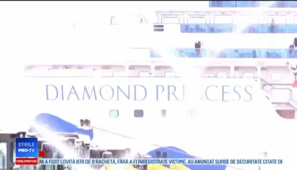 Românul infectat cu coronavirus, debarcat la Yokohama și dus la spital pentru îngrijiri