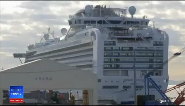 Al doilea român infectat cu coronavirus pe nava de croazieră Diamond Princess. Anunțul MAE