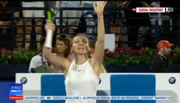 Simona Halep a câștigat finala de la Dubai, după un meci fabulos contra Elenei Rybakina
