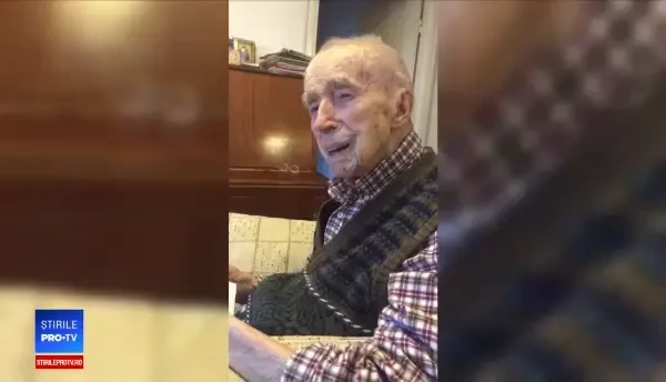 Al doilea cel mai în vârstă bărbat din lume este bucureștean și are 111 ani. Care este secretul lui