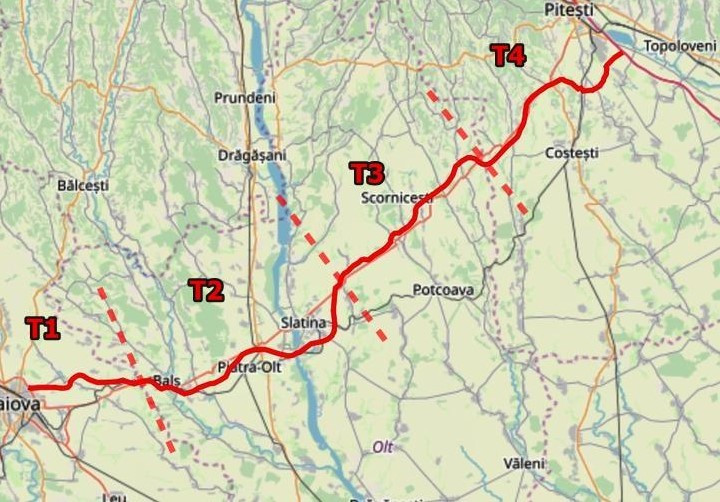 Harta celei mai așteptate autostrăzi din România. Cine vrea să o facă