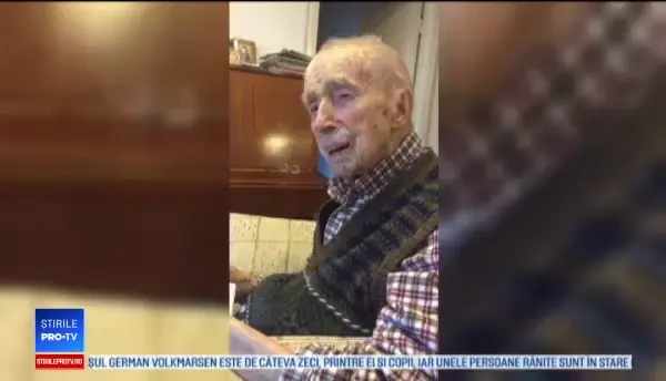 Al doilea cel mai în vârstă bărbat din lume este bucureștean și are 111 ani. Care este secretul lui