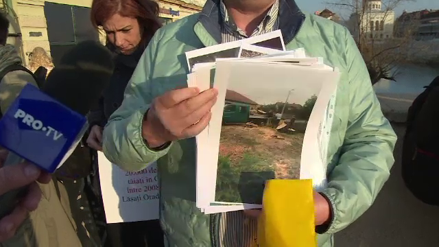 Protest în Oradea, din cauza defrișărilor de pe malul Crișului. „Se igienizează cu drujba”