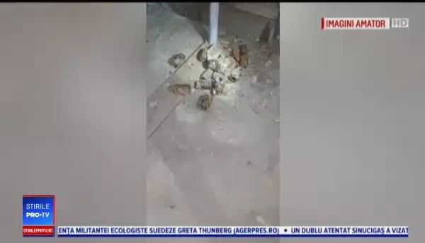 Mai multe mine antipersonal fără explozibil, găsite în subsolul unei clădiri din Capitală