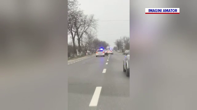 Urmărire ca în filme în Galați. Cum l-a prins poliția pe un bărbat care furase o mașină
