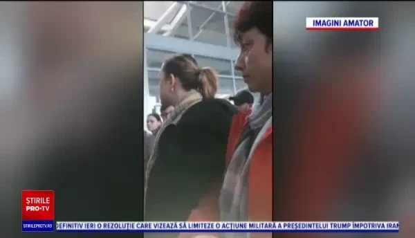 Pasageri nemulțumiți pe aeroportul Sibiu pentru că vor intra în autoizolare: ”Nu se poate!”