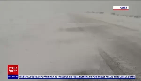 Iarna a revenit în forță în România. 8 județe sunt sub cod portocaliu de viscol și ninsori
