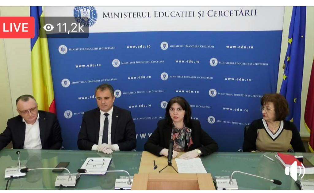 conferinta de presa Ministerul Educației