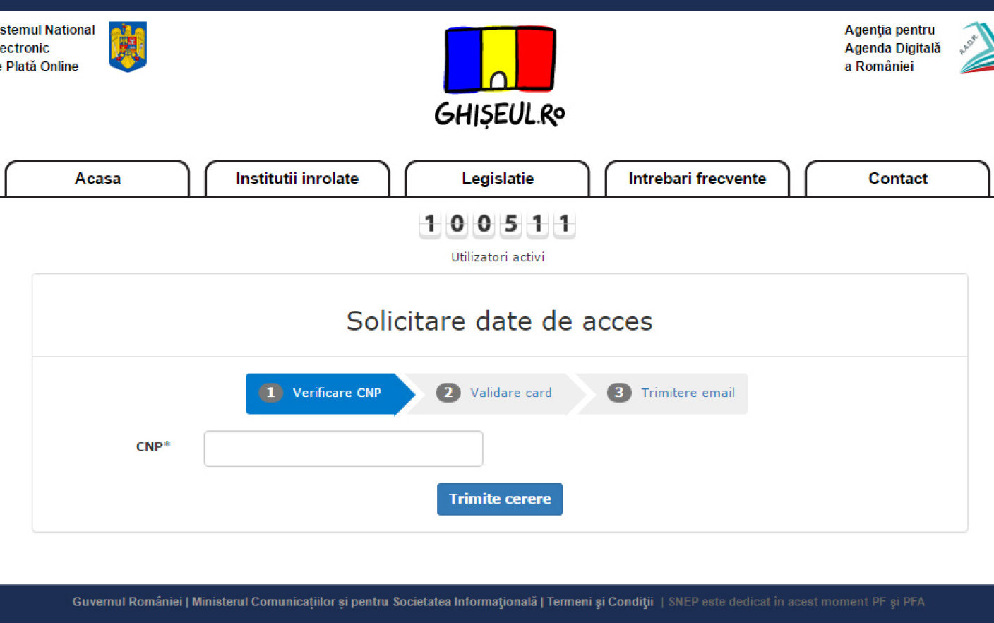 Autoritatea pentru Digitalizarea României anunţă că platformele ghiseul.ro şi SEAP sunt în continuare nefuncționale