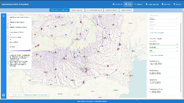 Harta spitalelor din linia întâi în lupta cu Covid-19. România, locul 4 în Europa la numărul de paturi de terapie intensivă