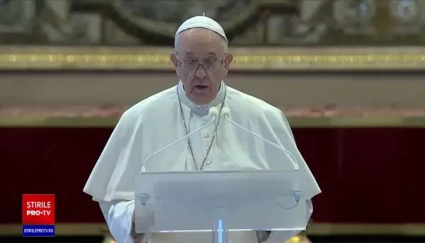 Papa Francisc cere anularea datoriilor țărilor sărace și vorbește despre o ”epidemie a speranței”