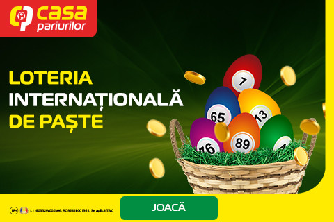 (P) Te Paște câștigul la loteriile Casa Pariurilor! Premii de 85.000 de lei