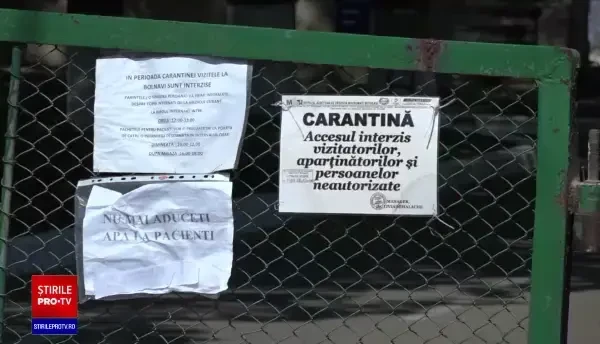 Doi asistenţi din Botoșani, infectaţi cu COVID-19, au intrat în greva foamei: "Am fost cei mai proşti din lume"