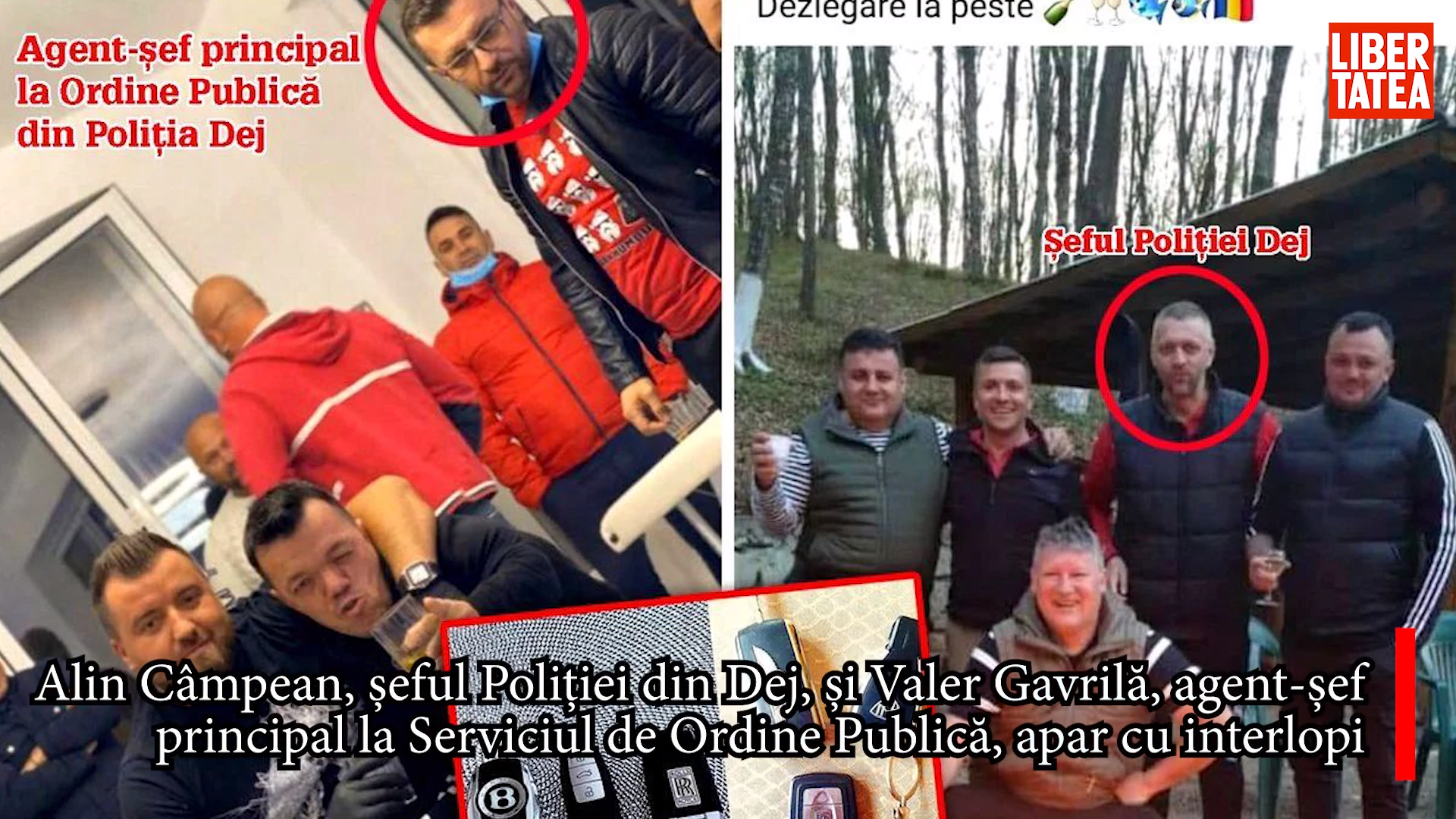 Imagini sefi politie Dej