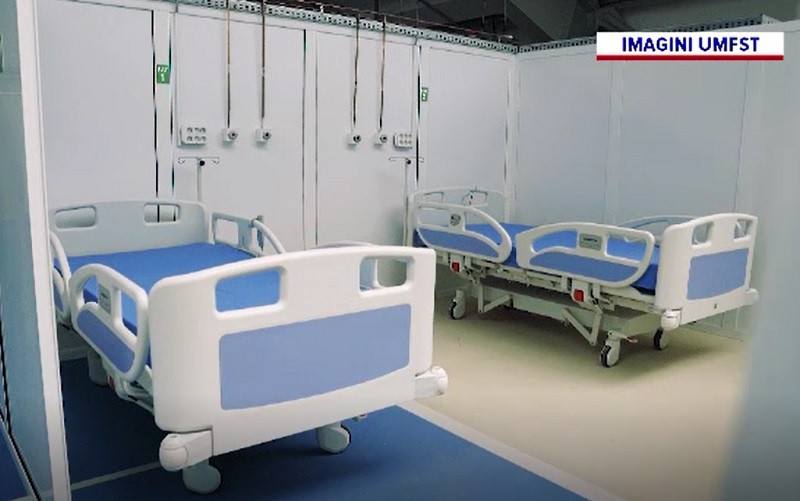 Săli de sport transformate în secții pentru tratarea bolnavilor de COVID-19
