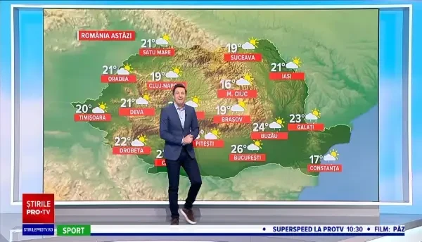 Schimbare bruscă de vreme în România. În București, meteorologii anunță ploi