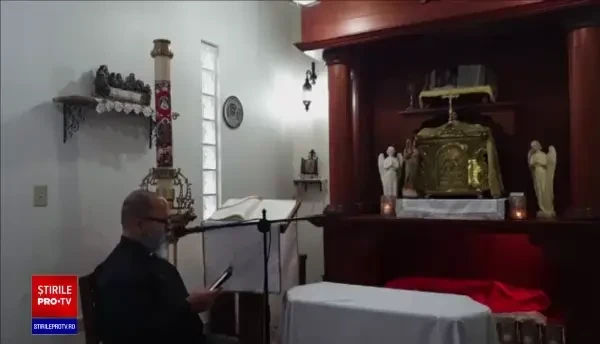 Preot surprins în timpul slujbei de un cutremur puternic. Ce a făcut când a văzut că altarul se mișcă