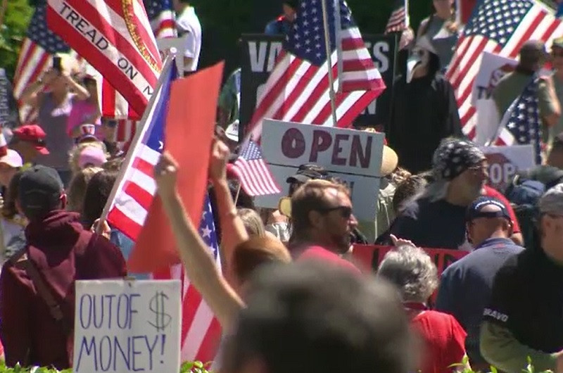 Coronavirus SUA, LIVE UPDATE 4 mai. Americanii protestează din cauza restricțiilor