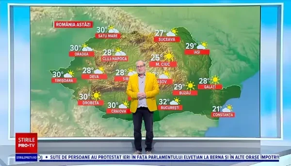 Vremea se încălzește semnificativ. Zonele unde se vor atinge și 32 de grade