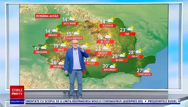 Vremea se răcește. ANM anunță cod galben de vânt puternic și ploi torențiale