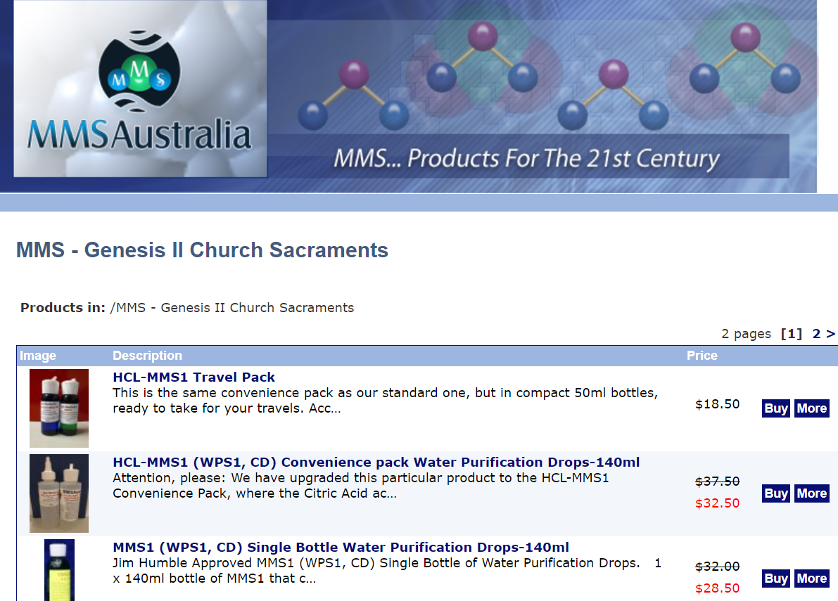 O biserică din Australia vinde înălbitor pentru vindecarea Covid-19. Ce scrisoare i-a trimis lui Trump