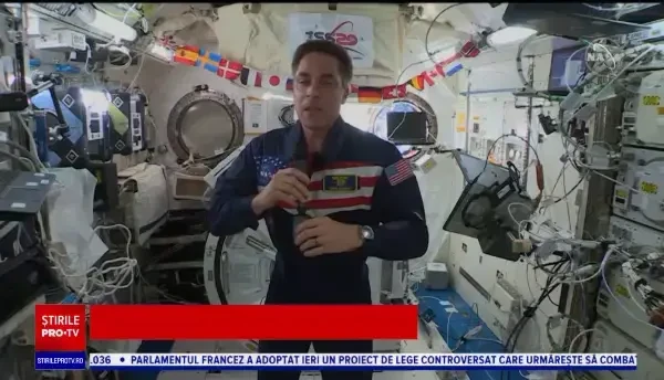 Mesaj de susținere din spațiu în timpul pandemiei de coronavirus