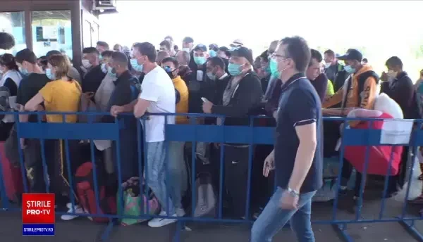 Haos la vama Nădlac. Peste 29.000 de oameni au trecut frontiera în ultimele 24h