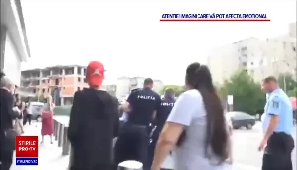 Incidentul care a avut loc în fața unui supermarket din cauza că li se lua temperatura unor persoane ar fi fost regizat