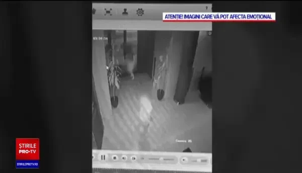 Momentul în care o mamă își trântește bebelușul pe jos, la Timișoara, surprins de camere
