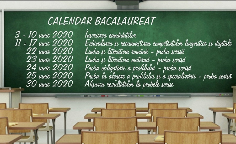 Au început înscrierile pentru examenul de Bacalaureat