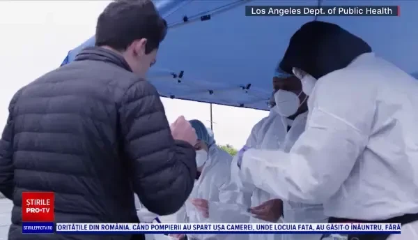 Numărul de cazuri noi, în scădere în mai multe state din SUA