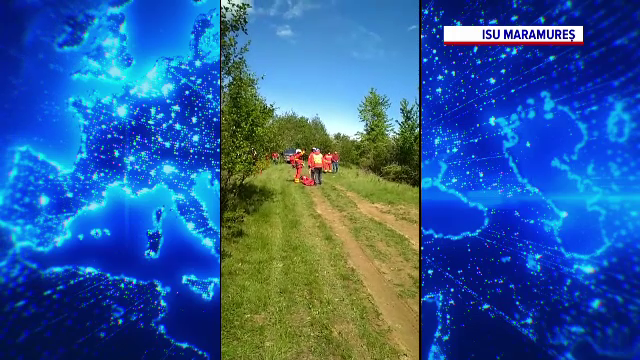 Operațiune contra-cronometru pe Dealurile Maramureșului. Un bărbat a fost strivit de ATV