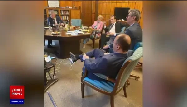 Orban, despre poza de la Guvern: „Ziua mea a fost o circumstanţă specială, am relaxat rigorile”