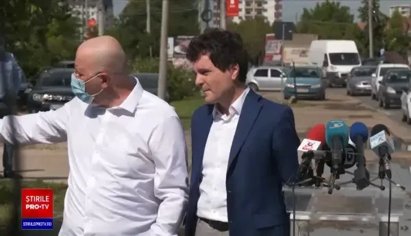 Circ la marginea Bucureștiului. Nicușor Dan și viceprimarul Bădulescu, la un pas să se ia la bătaie