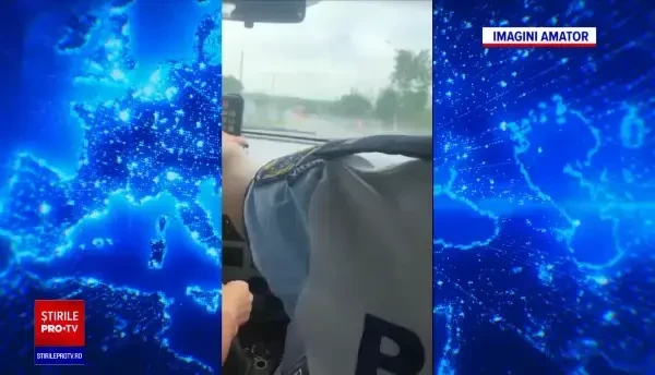 Urmărire ca-n filme în Iași pentru prinderea unui infractor: ”Trage pe dreapta sau trag!”. VIDEO spectaculos