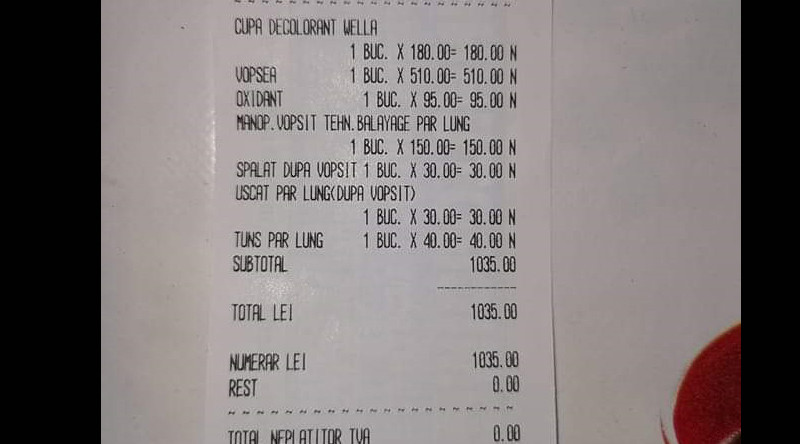 Cum a plătit o femeie peste 1.000 de lei pentru a-și vopsi părul la un salon din Botoșani