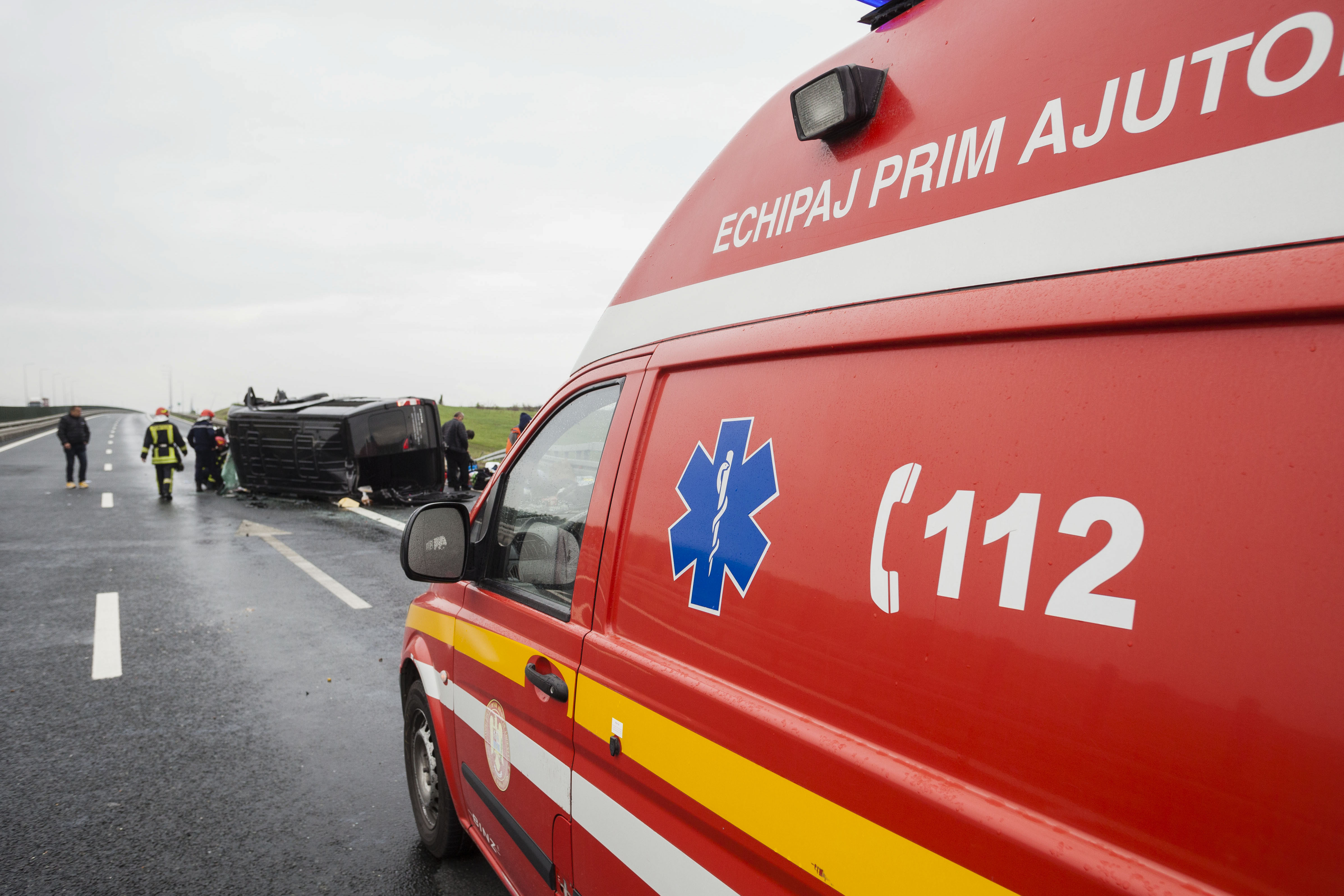 Accident cu 11 victime în Vâlcea. A fost declanșat Planul roșu de intervenție