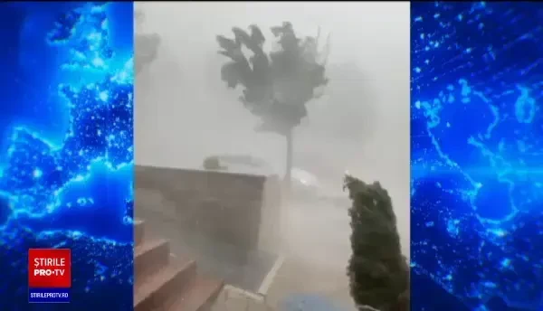 Furtunile au făcut prăpăd în țară. Copaci rupți și zone inundate: „Ăsta-i uragan. Până acum n-am mai văzut așa ceva”