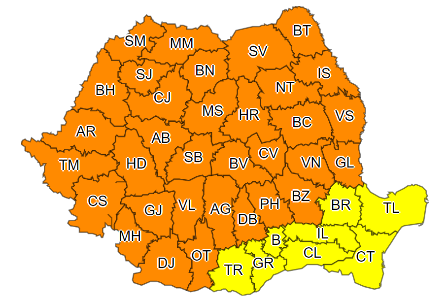 Cod portocaliu și Cod galben