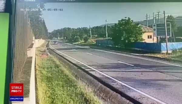 Momentul impactului devastator din Vrancea. Șoferul vinovat avea 70 de ani