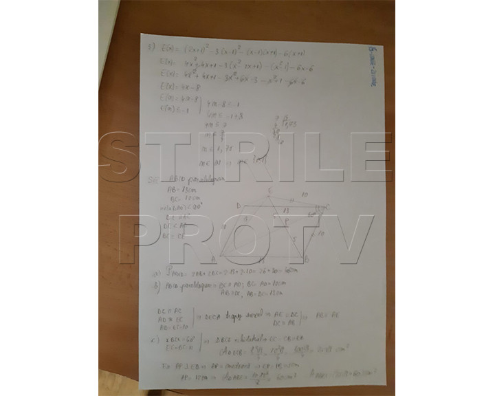 subiecte matematica evaluare nationala